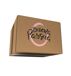 SCATOLE STAMPATE BUONA PASQUA - SCATOLE IN CARTONE
