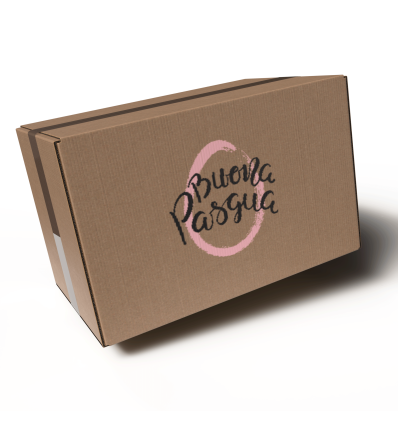 SCATOLE STAMPATE BUONA PASQUA - SCATOLE IN CARTONE