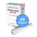 Rotolo Lenzuolino Medico - 60 cm x 75 mt - Rotolo Carta Lettino - Igiene Sicurezza e Monouso carta