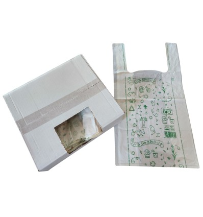 SHOPPER BIODEGRADABILI MEDIE 27X50 - Imballaggi alimentari