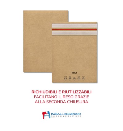 Buste a sacco per spedizione e reso in carta - Buste per spedizioni