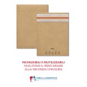Buste a sacco per spedizione e reso in carta 350x420+80 - Buste per spedizioni