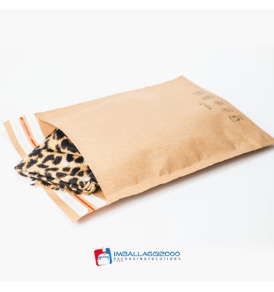 Buste a sacco per spedizione e reso in carta 350x420+80 - Buste per spedizioni