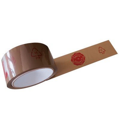 rotolo nastro adesivo avana stampato sigillo di garanzia 50x66 rosso - Nastri Adesivi