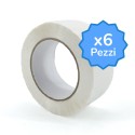 Nastro Adesivo Silenzioso Bianco - 50mm x 132mt - 28 micron - Nastri Adesivi