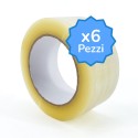 Nastro Adesivo Silenzioso Trasparente - 50mm x 132mt - 28 micron - Nastri Adesivi