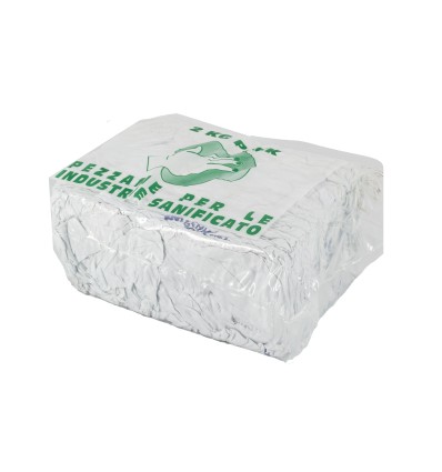 PEZZAME IN COTONE BIANCO - 2KG