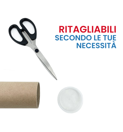 TUBO ALTEZZA CM 100 DIAMETRO CM 10 CON 2 TAPPI INSERITI - Buste per spedizioni