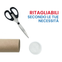 TUBO ALTEZZA CM 100 DIAMETRO CM 10 CON 2 TAPPI INSERITI - Buste per spedizioni