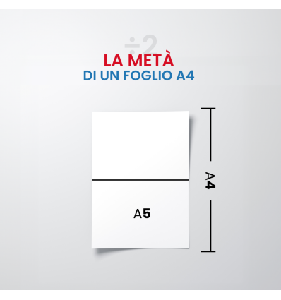 RISME CARTA A5 80 GR - Ufficio e cancelleria