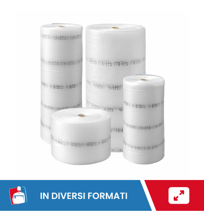 Pluriball rotolo 50cmx200mt 55 gr/mq - Pluriball in Rotoli