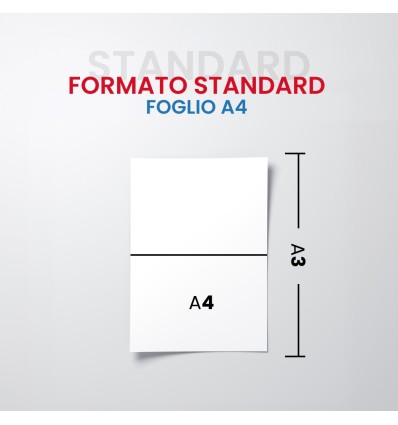 Risme Carta A4 80gr per Fotocopie - Ufficio E Cancelleria