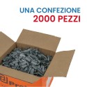 sigilli per reggia 12mm in plastica scatola da 2000 - REGGIATRICI SIGILLI E CARRELLI