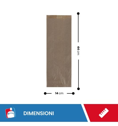 SACCHETTI AVANA 14X44 - Imballaggi alimentari