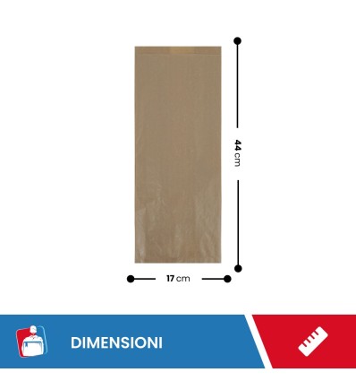 SACCHETTI AVANA 17X44 - Imballaggi alimentari