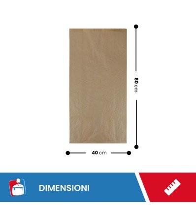 SACCHETTI AVANA 40X80 - Imballaggi alimentari