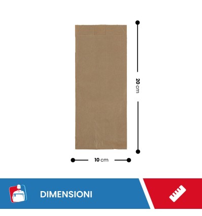 SACCHETTI AVANA 10X20 - Imballaggi Alimentari
