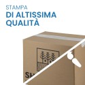 SCATOLA DOPPIA ONDA PERSONALIZZATA 40X40X40 - SCATOLE IN CARTONE