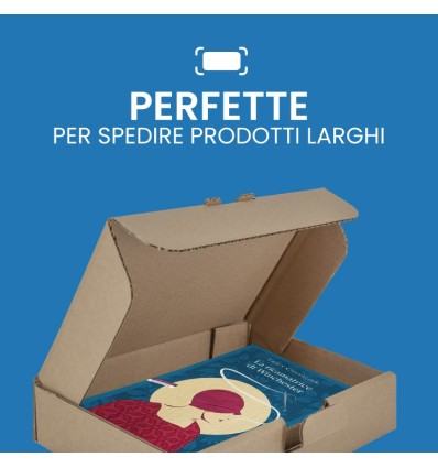 SCATOLE CARTONE AVANA FUSTELLATE PIATTE - Scatole