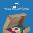 SCATOLE CARTONE AVANA FUSTELLATE PIATTE - Scatole