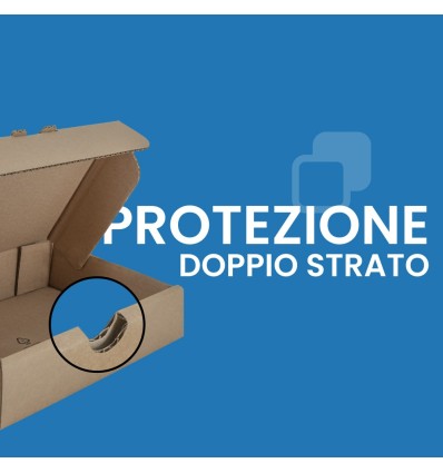 SCATOLE CARTONE AVANA FUSTELLATE PIATTE - Scatole