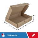 SCATOLE 1 ONDA AVANA AUTOMONTANTE FUSTELLATA 31X21,5X6 - Scatole