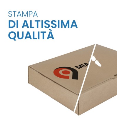 SCATOLE IN CARTONE AVANA PERSONALIZZATE FUSTELLATE PIATTE - Scatole