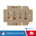 SCATOLE IN CARTONE AVANA PERSONALIZZATE FUSTELLATE PIATTE - Scatole