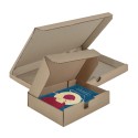 SCATOLE IN CARTONE AVANA PERSONALIZZATE FUSTELLATE PIATTE - Scatole