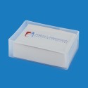 PORTA BIGLIETTI DA VISITA POLIPROPILENE SEMIRIGIDO OPACO CM 9,2X5,8X3,2 100 PZ - Ufficio e cancelleria