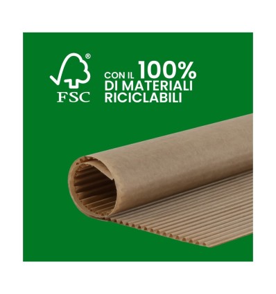 FOGLI IN CARTONE ONDULATO 33X33 CONFEZIONE DA PEZZI 50 - Protezione E Materiale Imballaggio