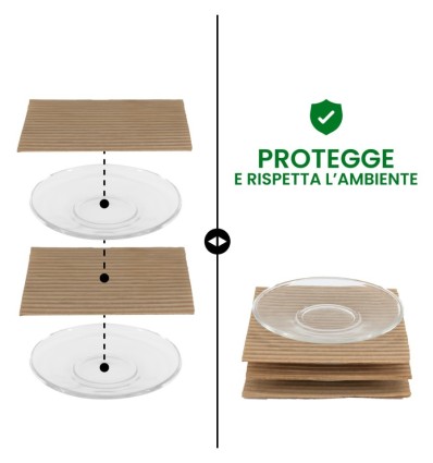 FOGLI IN CARTONE ONDULATO 33X33 CONFEZIONE DA PEZZI 50 - Protezione E Materiale Imballaggio