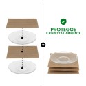 FOGLI IN CARTONE ONDULATO 33X33 CONFEZIONE DA PEZZI 50 - Protezione E Materiale Imballaggio