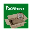 FOGLI IN CARTONE ONDULATO 33X33 CONFEZIONE DA PEZZI 50 - Protezione E Materiale Imballaggio