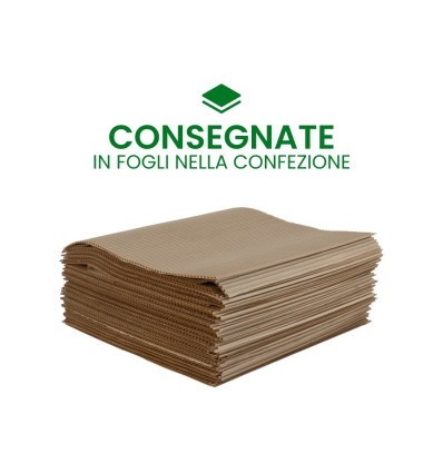 FOGLI IN CARTONE ONDULATO 33X33 CONFEZIONE DA PEZZI 50 - Protezione E Materiale Imballaggio