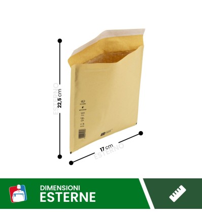 Buste imbottite im@il 15X21 pezzi 100 - Buste Per Spedizioni