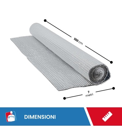 ROTOLO PLURIBALL CON ALLUMINIO 1x7 - Protezione e Materiale Imballaggio