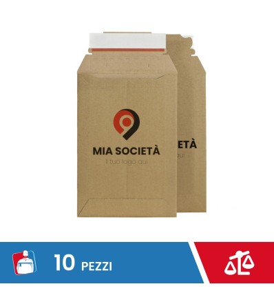 BUSTE IN CARTONCINO 321X455 PERSONALIZZATA - Buste Per Spedizioni
