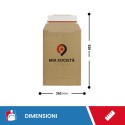 BUSTE IN CARTONCINO 352X520 PERSONALIZZATA - Buste Per Spedizioni