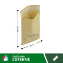 buste imbottite mail lite gold 12X21 B - Buste Per Spedizioni