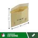 buste imbottite mail lite gold 18X16 CD - Buste Per Spedizioni