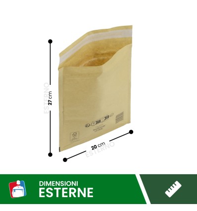 buste imbottite mail lite gold 18X26 D - Buste Per Spedizioni