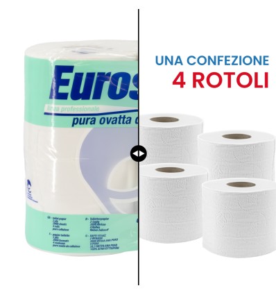 CARTA IGIENICA 4 ROTOLI 2 VELI - Igiene Sicurezza e Monouso carta