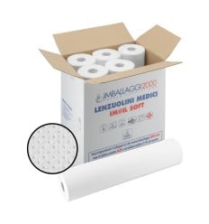 LENZUOLINO MEDICO - ROTOLO CARTA LETTINO - Igiene Sicurezza e Monouso carta