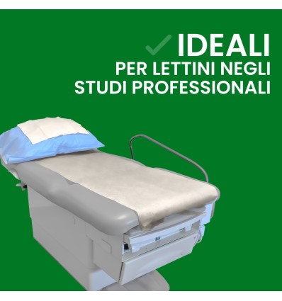 Lenzuolino medico in rotolo 100% riciclato 60cm x 75m - Igiene Sicurezza e Monouso carta