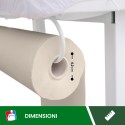 Lenzuolino medico in rotolo 100% riciclato 60cm x 75m - Igiene Sicurezza e Monouso carta