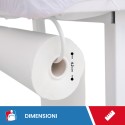 Rotolo Lenzuolino Medico - 60 cm x 75 mt - Rotolo Carta Lettino - Igiene Sicurezza e Monouso carta