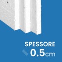 POLISTIROLO SPESSORE 0,5 DENSITA' 10 - Protezione e Materiale Imballaggio