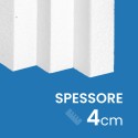 POLISTIROLO SPESSORE 4 DENSITA' 10 - Protezione e Materiale Imballaggio