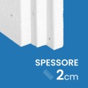 POLISTIROLO SPESSORE 2 DENSITA' 15 CM 50X50 - Protezione e Materiale Imballaggio